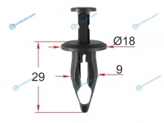 ST-M12562 Клипса крепежная GM (1 шт.)