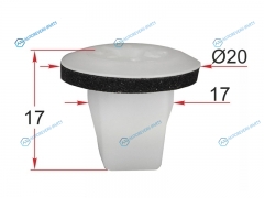 ST-M12329 Клипса под винт MAZDA (1 шт.)