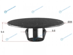 ST-KJ-833 Клипса обшивки капота MITSUBISHI (1 шт.)