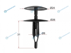 ST-M11109 Клипса CHRYSLERDAEWOOGMJEEP (1 шт.)