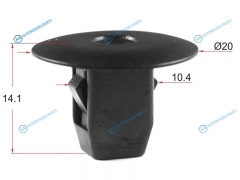 ST-KJ-2357 Клипса защита бампера HONDA (1 шт.)