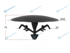 ST-M12610 Клипса обшивки кузова HONDAACURA (1 шт.)