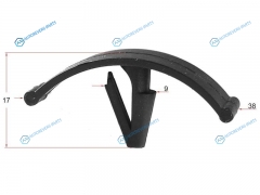 ST-M10804 Клипса решетки капота FORDCHRYSLER (1 шт.)