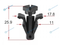 ST-KJ-614 Клипса фиксатор NISSAN (1 шт.)