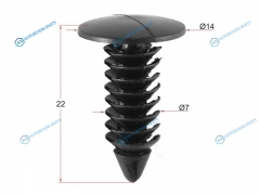 ST-M11126 Клипса кузова GM (1 шт.)