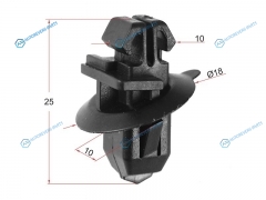 ST-M10410 Клипса молдинга кузова TOYOTALEXUS (1 шт.)