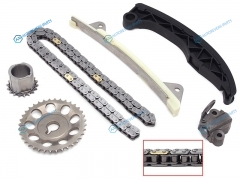 TK-TY187 Комплект цепи ГРМ 1KR-FE TOYOTADAIHATSU 05- (на 1NZ не подойдет)