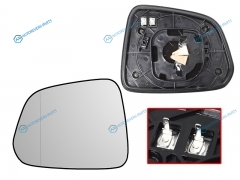 6471449 Полотно зеркала CHEVROLET CAPTIVA 06-16 LH асферическое с обогревом