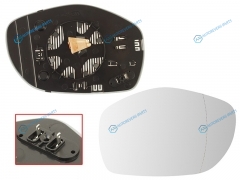 6471816 Полотно зеркала PORSCHE CAYENNE 07-09 LH асферическое с обогревом