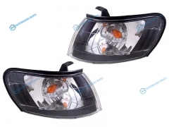 212-15D8P-A-C Габариты TOYOTA COROLLA 92-02 черный хрусталь LH+RH комплект