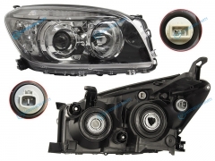 212-11K5R-LDEM7 Фара TOYOTA RAV4 05-08 RH черная (Евросвет)