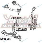 2001-006 Сайлентблок амортизатора нижний | перед правлев