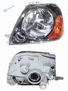 318-1106L-US Фара SUZUKI GRAND VITARA 03-05 XL7 LH USA с желтым поворотом