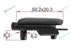 ST-M12222 Клипса крепления фары LEXUS RX300 98-03 низ (1 шт.)