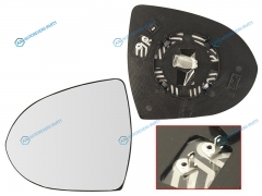 ST-121-0099 Полотно зеркала KIA SPORTAGE III 10-16 LH сферическое с обогревом