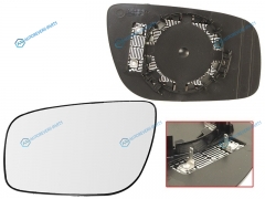 ST-121-0051 Полотно зеркала MERCEDES W211 06-09 LH асферическое с обогревом