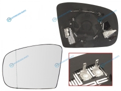 ST-121-0097 Полотно зеркала MERCEDES GL X164 06-08GLK X204 08-10M W163 01-05 LH асферическое с обогревом
