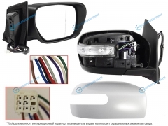 ST-MZ60-940-A1 Зеркало MAZDA CX-7 06- RH поворот. обогрев. 8 конт.