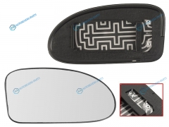 ST-121-0042 Полотно зеркала FORD FOCUS 98-04 RH сферическое с обогревом