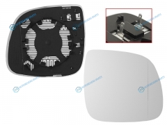 ST-VW61-940G-A1 Полотно зеркала VW TOUAREG 07-10 RH с обогревом