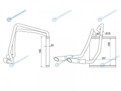 ST-MZ51-395-0 Радиатор отопителя салона MAZDA 2DEMIO DY 02-07