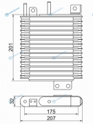 ST-MR983077 Радиатор АКПП MITSUBISHI OUTLANDERAIRTREK 01-