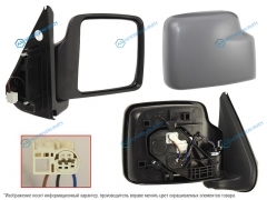 ST-SZ35-940-1 Зеркало SUZUKI JIMNY 98- RH 3 контакта