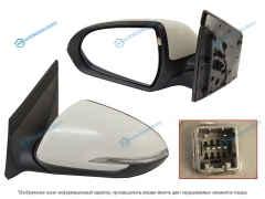 ST-HNS2-940-A2 Зеркало HYUNDAI SOLARIS 17-20 LH обогрев. повторитель 6 контактов
