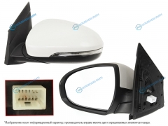 ST-HN52-940-2 Зеркало HYUNDAI TUCSON 15-LH регулировка. складывание. обогрев. поворот 8 контактов