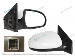 ST-KA47-940-D1 Зеркало KIA RIO 10-17 RH обогрев. 5 контактов