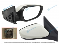 ST-HNS1-940-1 Зеркало HYUNDAI SOLARIS 10-17 RH обогрев. 5 контактов