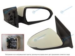 ST-HNS2-940-1 Зеркало HYUNDAI SOLARIS 17-20 RH обогрев. 5 контактов