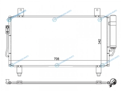 ST-MB53-394-0 Радиатор кондиционера MITSUBISHI OUTLANDER 12-
