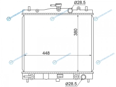 NS0001-Z11 Радиатор NISSAN MARCHMICRACUBE 02-NOTE CVT 05-