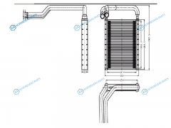 ST-HNS1-395-0 Радиатор отопителя салона HYUNDAI SOLARISKIA RIO 10-