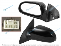 ST-CVW1-940-2 Зеркало CHEVROLET LACETTI 04-09 LH обогрев. 5контактов