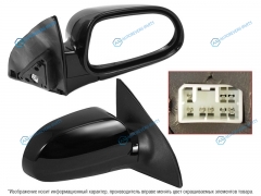 ST-CVW1-940-1 Зеркало CHEVROLET LACETTI 04-09 RH обогрев. 5контактов