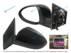 ST-CVA6-940-2 Зеркало CHEVROLET AVEO 11- LH регул. 3 конт.