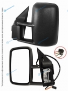 ST-16-0043 Зеркало MERCEDES SPRINTER 95- CLASSIC 13- LH электрич. регулировка. обогрев. 5конт. (пр-во
