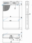 ST-CH09-395-0 Радиатор отопителя салона CHEVROLET CRUZE 09-OPEL INSIGNIA 08-MERIVA 10-