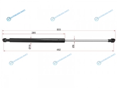 ST-95152165 Амортизатор крышки багажника CHEVROLET AVEO T300 11- (HB)