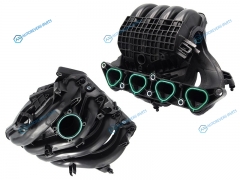 ST-036129709KA Коллектор впускной VW POLOJETTASKODA RAPIDFABIAROOMSTER 1.6L (заслонка слева)