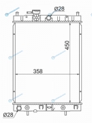 NS0001 Радиатор NISSAN CUBE 98-02 CVT