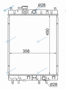 NS0001-99 Радиатор NISSAN CUBE 98-02 АКПП