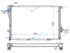 SG-BW0007-96 Радиатор BMW 5-SERIES E39 2.02.32.52.83.03.54.0 95-03BMW 7-SERIES E38 2.83.54.0 94-01