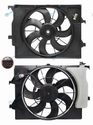 ST-HNS2-201-0 Диффузор радиатора в сборе HYUNDAI ACCENTSOLARISKIA RIO 17-