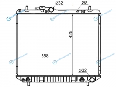 DA0001 Радиатор TOYOTA CAMISPARKYDAIHATSU TERIOSATRAI 97-05