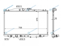 HD0003-CL-2.0 Радиатор HONDA ACCORD 2.0 02-