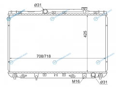TY0003-SXV10 Радиатор TOYOTA CAMRYSCEPTER SXV10 2.2 92-95