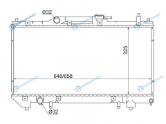 TY0002-AT220 Радиатор TOYOTA AVENSIS 47A 1.61.8 97-01